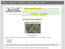 Tablet Screenshot of kergis.com